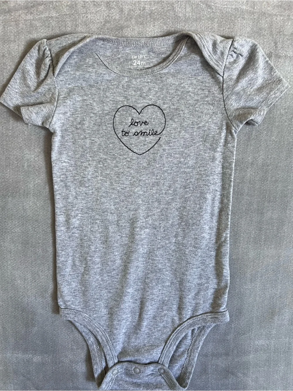 Carter's Girls Variety Mixed Print Short-Sleeve Onsies Set 24 Months